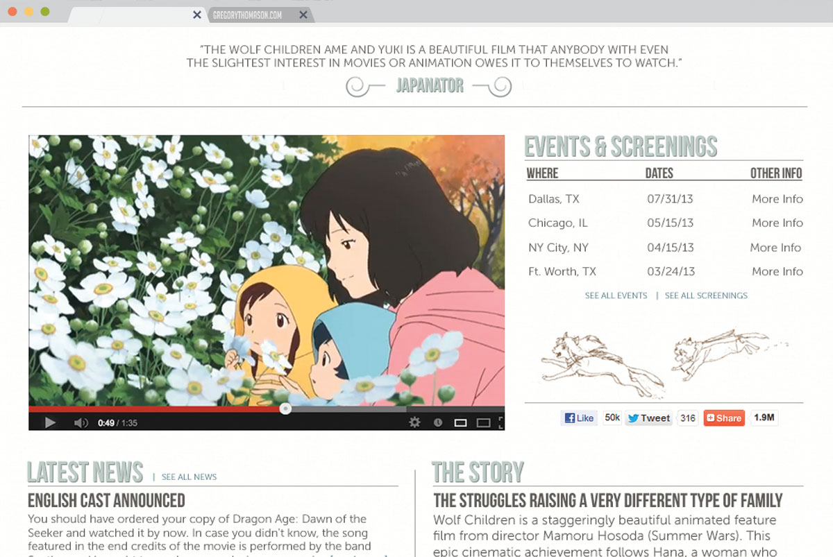 Wolf Children's gallery image number 2